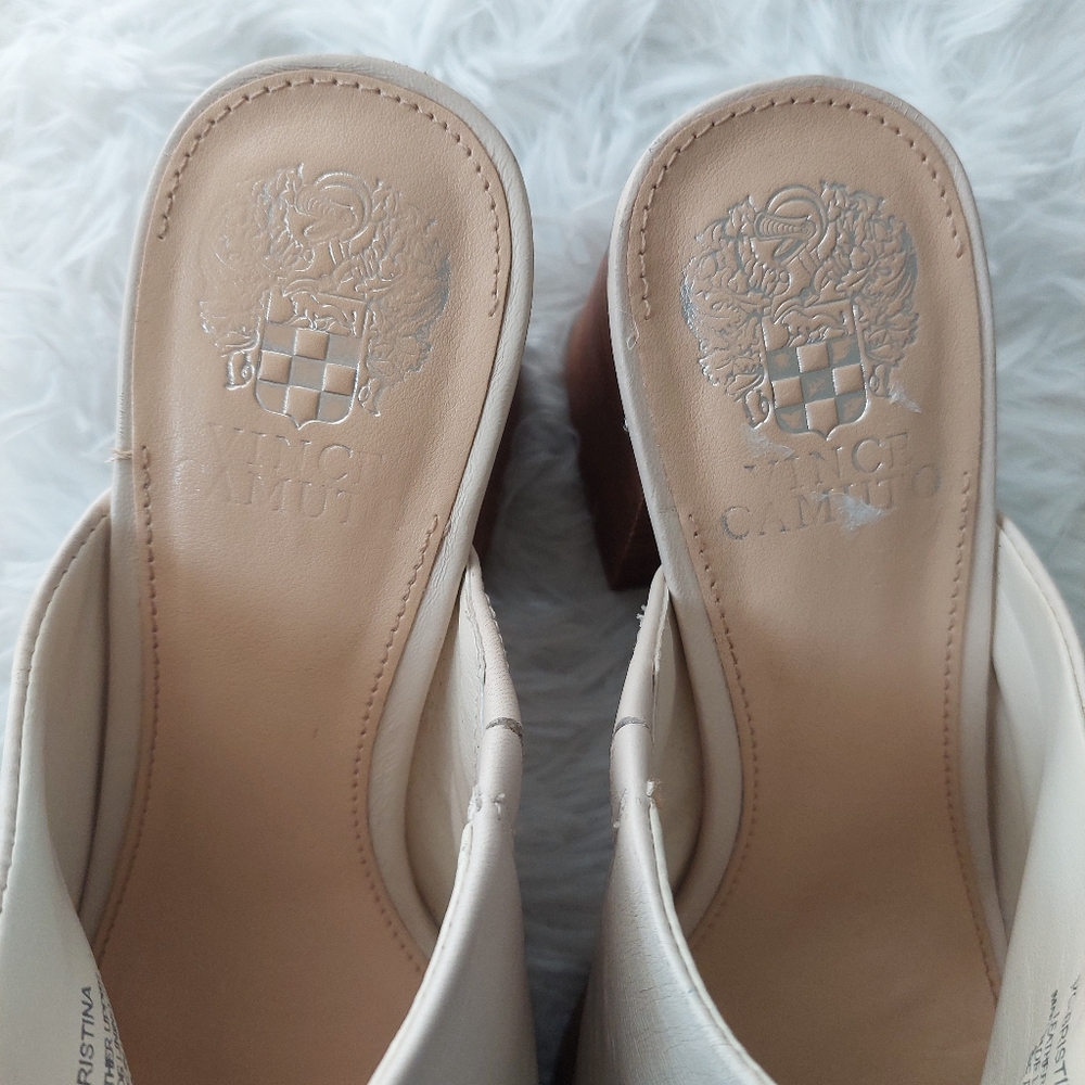 Vince Camuto Bristina Block-Heel Mule Sandals Size 8.5 - Picture 5 of 9